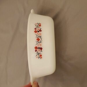 Fire King Primeros White Baking Dish